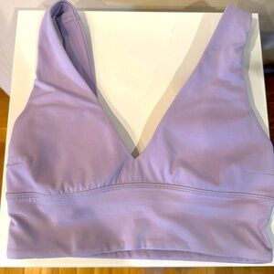 Lululemon like new Align V-neck bra. Size 4 C/D cup. Lilac.